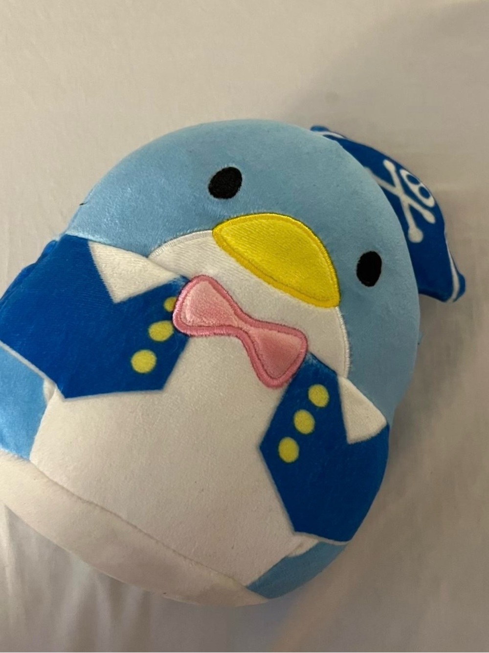 Squishmallows Blue White Yellow Pink Penguin Plush